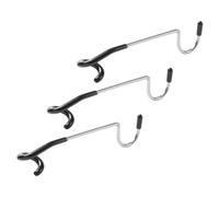 Veemoon Lot de 3 Crochets Métalliques en S pour Poteaux D’éclairage de Camping, Résistants à L’Usure, Légers et Portables, Accessoires Polyvalents Suspendre de Lampes de Tente