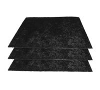 Veemoon Lot de 3 Filtres à Charbon Actif 25X20 CM pour Composteur Cuisine Filtre Naturel Découpable pour Poubelle à Compost Anti-Odeurs Utilisation Domestique