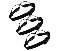 Veemoon Lot de 3 Lunettes de Protection pour Basketball Bande Élastique Réglable, Légères et Ventilées, Lunettes de Dribble pour Entraînement D'équipe en Extérieur, Accessoires