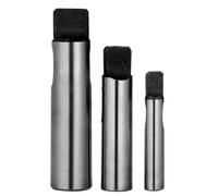 Veemoon Lot de 3 Manchons Adaptateurs Coniques Morse pour Forets et Fraises, 1-2, 2-3, 3-4, Manchon de Perçage en Acier, Coffret D’adaptateurs Professionnels pour Machine-outil et Forage