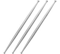 Veemoon Lot de 3 Outils de Sculpture en Acier Inoxydable Argenté pour Argile Boules de Précision, Adaptés aux Artistes et Débutants pour Modelage et Poterie