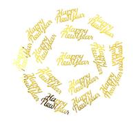 Veemoon Lot de 3 Paquets de Confettis Nouvel An 15 G par Paquet Confettis de Noël Colorés pour Décorer une Table de Fête et Créer une Ambiance Festive