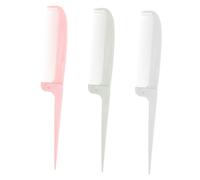 Veemoon Lot de 3 Peignes à Queue de Rat Pliables, Petites Tailles, Peignes à Dents Fines, pour Femmes et Filles, Coiffage et Séparation de Mèches, Accessoires de Coiffure Portables