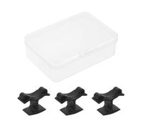 Veemoon Lot de 3 Pinces à sifflet pour Les Doigts, Support de sifflet Compact avec étui de Rangement, Accessoires de Sport pour professeurs d'éducation Physique et arbitres Sportifs.