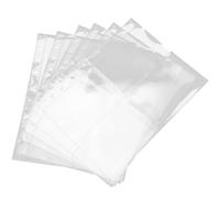 Veemoon Lot de 3 Sets de Pochettes Transparentes A5 pour Classeur Photo Pochettes de Collection en Plastique 4 Compartiments Simples Protection Cartes de Jeu Album Photos Rangement