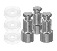 Veemoon Lot de 3 Soupapes de Sécurité Universelles pour Autocuiseur Électrique 4L/5L/6L Flotteurs en Acier Inoxydable et Caoutchouc Résistants à la Corrosion Accessoires Indispensables