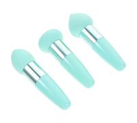 Veemoon Lot de 3 Stylos de Maquillage Éponge Multifonctions 3 Pcs Petite Taille Bleue Verte pour Femmes Usage Quotidien Cosmétique sans Latex