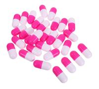 Veemoon Lot de 30 Capsules Jouets D’Imitation Médecin pour Tout-Petits 1-3 Ans, Modèle de Capsules en Plastique Rose, Éducatif pour Jeu de Rôle et Découverte du Métier de Docteur