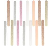 Veemoon Lot de 30 Outils de Polissage D'ongles Double Face en Eva Bande de Lime à Ongles Pailletée, pour Manucure Professionnelle et Salon de Beauté