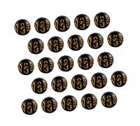 Veemoon Lot de 300 Perles Bouddhistes en Acrylique Accessoires pour Fabrication de Bijoux Bracelet de Prière Feng Shui Décorations DIY Artisanat Usage