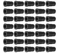 Veemoon Lot de 35 Manchons Pivotants Abs 19x32 Mm pour roulettes à Tige, Inserts de Douille Annulaire Antidérapants pour Meubles, Support Solide et Résistant à L’Usure, Accessoire