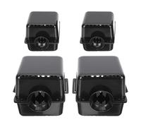 Veemoon Lot de 4 Boîtes de Greffage Carrées Noires Réutilisables Dispositifs d'Enracinement Haute Pression Tailles Grand et Petit pour Propagation et Multiplication des Plantes en