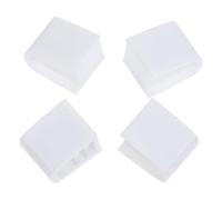 Veemoon Lot de 4 Boutons de Variateur Compatibles Skyl, Interrupteur à Glissière pour Réglage Précis de L’intensité Lumineuse, Commande de Ventilation, Finition Noire, Usage
