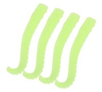 Veemoon Lot de 4 Marionnettes à Doigts D’antenne de Pieuvre Fluorescente 16 Cm, de Farces Amusant pour Garçon et Filles, Accessoire de Conte et Fête, Matériau Écologique, Vert Clair