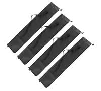 Veemoon Lot de 4 Paquet de Rangement Étanches en Tissu Oxford pour Bâtons de Randonnée 72cm X 12cm Cordon de Serrage et Bandoulière, Housses Légères et Compactes pour Trekking,