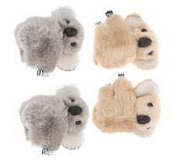 Veemoon Lot de 4 Pinces à Cheveux Peluche Koala Mini pour Fille Accessoire Cheveux Colorés pour Chignon et Usage Quotidien