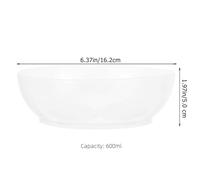 Veemoon Lot de 4 Plateaux de Pesée Cuisine en ABS Transparent 600 Ml avec Graduation Bols de Pesée Alimentaires Portables pour Balance Électronique Plats de Mesure Pratiques pour Peser