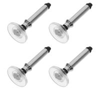 Veemoon Lot de 4 Pointes de Stylet Capacitives en Caoutchouc Résistantes de Disque Embouts de Rechange pour Stylets Écran Tactile Compatibles Tablettes Tactiles