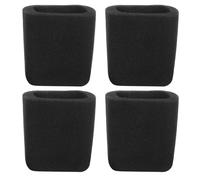 Veemoon Lot de 4 protections anti-vent carrées en mousse pour microphone, | Bonnette anti-vent pour microphone compatible avec le Lewitt LCT240, empêche les projections de salive lors des podcasts et