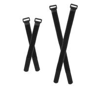 Veemoon Lot de 4 Sangles de Fixation à Scratch pour Vélo VTT, Réglables, Larges de 2 Cm, Longueurs 30 Cm et 20 Cm, Bandes de Roue Solides pour Porte-Bagages et Transport Sécurisé