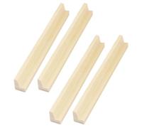 Veemoon Lot de 4 supports de dominos et support pour triominos et mahjong - Idéal pour les trains mexicains et accessoires de jeu de dominos - Stable et pratique pour des heures de plaisir