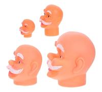 Veemoon Lot De 4 Têtes De Père Noël en Vinyle À Faire Soi-même, pour Décorer Les Fêtes, Les Fêtes De Fin D'année Et