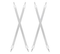 Veemoon Lot de 4 Tubes Chauffants en Quartz Électrique pour Radiateur D’Appoint, Élément Chauffant Infrarouge 23 CM, Tube de Chauffage Solaire Compact pour Remplacement, Usage Intérieur