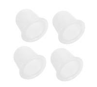 Veemoon Lot De 4 Ventouses En Silicone Transparentes, Massage Par Aspiration Manuelle, Kit De Ventouses Dorsales Portable, Usage Domicile, Soulagement Musculaire Et Relaxation, Détente Corps Complet