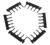Veemoon Lot de 40 Clips D’Extension Cheveux 6D Deuxième Génération Noirs, Outil Capillaire sans Trace pour Fixation Invisible, Réutilisable et Compatible Extensions Naturelles, Coiffure