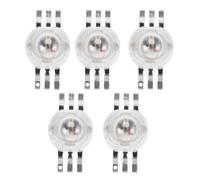 Veemoon Lot de 5 Ampoules Led Par de Rechange Led Rgb Haute Luminosité 3 W - Puces Smd pour Éclairage de Scène, Dj, Discothèque, Piste de Danse, Théâtre