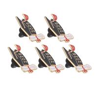 Veemoon Lot de 5 Broches Émaillées de Graduation 2026 en Alliage de Zinc, Accessoires Décoratifs pour Vêtements, Paquet et Photos, Présents pour Fête de Remise de Diplômes, Décoration