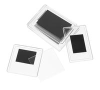 Veemoon Lot de 5 Cadres Photo Magnétiques Transparents en PVC Tailles Variées pour Réfrigérateur Porte-Papier Magnétique Pratique Décoration Polyvalente pour Maison et Bureau