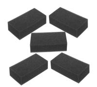 Veemoon Lot de 5 Éponges Cheveux Souples Petite Taille pour Nettoyage Coiffure et Barbe Professionnels Salon de Coiffure Usage Après Coupe Noire