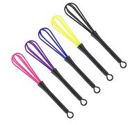 Veemoon Lot de 5 Fouets en Plastique pour Coiffeurs Agitateurs à Ballon Outil de Mélange de Longueur 32 CM pour Teindre Cheveux Facile à Nettoyer