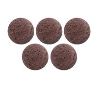 Veemoon Lot de 5 Pierres de Rechange pour Sauna : 4 cm, Pierres volcaniques pour poêle de Sauna, Accessoires pour hammam Traditionnel intérieur et extérieur