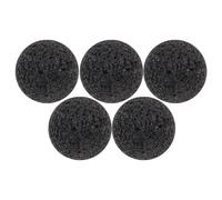 Veemoon Lot de 5 Pierres de Rechange pour Sauna : 4 cm, Pierres volcaniques pour poêle de Sauna, Accessoires pour hammam Traditionnel intérieur et extérieur