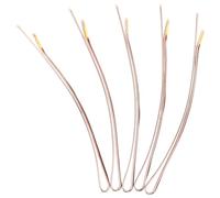 Veemoon Lot de 5 Pinces à Cheveux Plates Marron Bec de Canard, Métal Antidérapant, Longueur Moyenne, Accessoires Coiffure pour Femmes, Épingles à Cheveux Épaisses pour Coiffures et