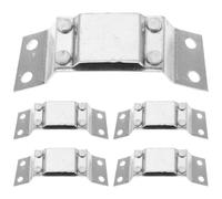 Veemoon Lot de 5 Supports de Fixation pour Lampe Frontale de Chantier, en | Support de lampe frontale avec boucle de fixation pour casque de chantier/de mineur