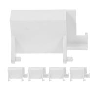Veemoon Lot de 5 supports de verrouillage de porte de four à micro-ondes en plastique, pièces de rechange pour ouverture et fermeture de porte de four à micro-ondes, pour un entretien facile