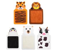 Veemoon Lot de 5 tapis sensoriels pour enfants autistes, tapis texturés à | Tapis sensoriel animaux, panneaux muraux et dalles pour activités de thérapie tactile pour garçons et filles en classe,