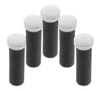 Veemoon Lot de 5 Têtes de Lime Électrique pour Pieds en ABS Recharge Fine Anti-Callosités Rouleaux de Ponçage pour Pédicure Accessoires Solide et Doux Usage Quotidien et Soin des