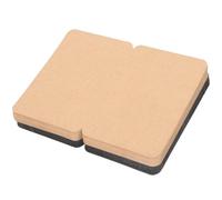 Veemoon Lot de 50 Cartes Vierges Pliantes en Papier Kraft 25 Marron Kraft 25 Noir Format Double Page Cartes de Vœux DIY pour Messages et Mémo pour Correspondance Créative et Occasions