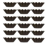 Veemoon Lot de 50 Doublures Noires pour Chauffe-Cire Électrique, Papier Résistant à Haute Température, Plateau de Protection Étanche pour Brûleur à Bougie, Accessoire Aromathérapie Maison