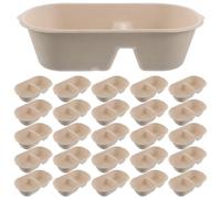 Veemoon Lot de 50 gamelles en Papier pour Animaux (1000 ML) : gamelles Portables pour Chiens et Petits Animaux, idéales pour Les réunions de Famille et Les fêtes.
