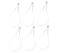 Veemoon Lot de 6 Boules Transparentes à Remplir de Goutte d'eau Boules en Plastique à Suspendre pour Décoration de Noël et Mariage Accessoires DIY pour Fête et Présent d'Invité