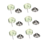 Veemoon Lot de 6 Boutons-Pression Invisibles Décoratifs pour Vêtements Corsages de Col Épingles à Poitrine Accessoires de Mode Pratiques et Compactes pour Éviter