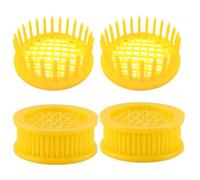 Veemoon Lot de 6 Cages D'élevage de Reines en Plastique Résistant, Outil Apiculture Léger et Solide pour Élevage Cellules Apicoles, Matériel Apiculteur Pratique pour Ruche et Plantation