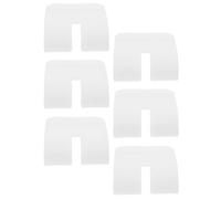 Veemoon Lot de 6 Clips de Fixation pour Cage d'animaux Petits Attaches Latérales Blanches en Plastique Résistantes aux Rongements, Sécurisent et Renforcent Cages Métalliques Standard 60