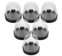 Veemoon Lot de 6 Cloches Transparentes en Plastique Ovales Protection Anti-Poussière pour Loisirs Créatifs Mini-Dômes Décoratifs Légers pour Terrariums Micro-Paysages et Présentoirs