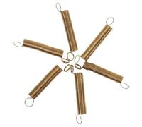 Veemoon Lot de 6 Crochets à Ressort Mécaniques en Alliage pour Horloges Pièces de Rechange Métalliques pour Ressort de Tension D’Horloge Compatibles Horloges Murales Bureau Précision